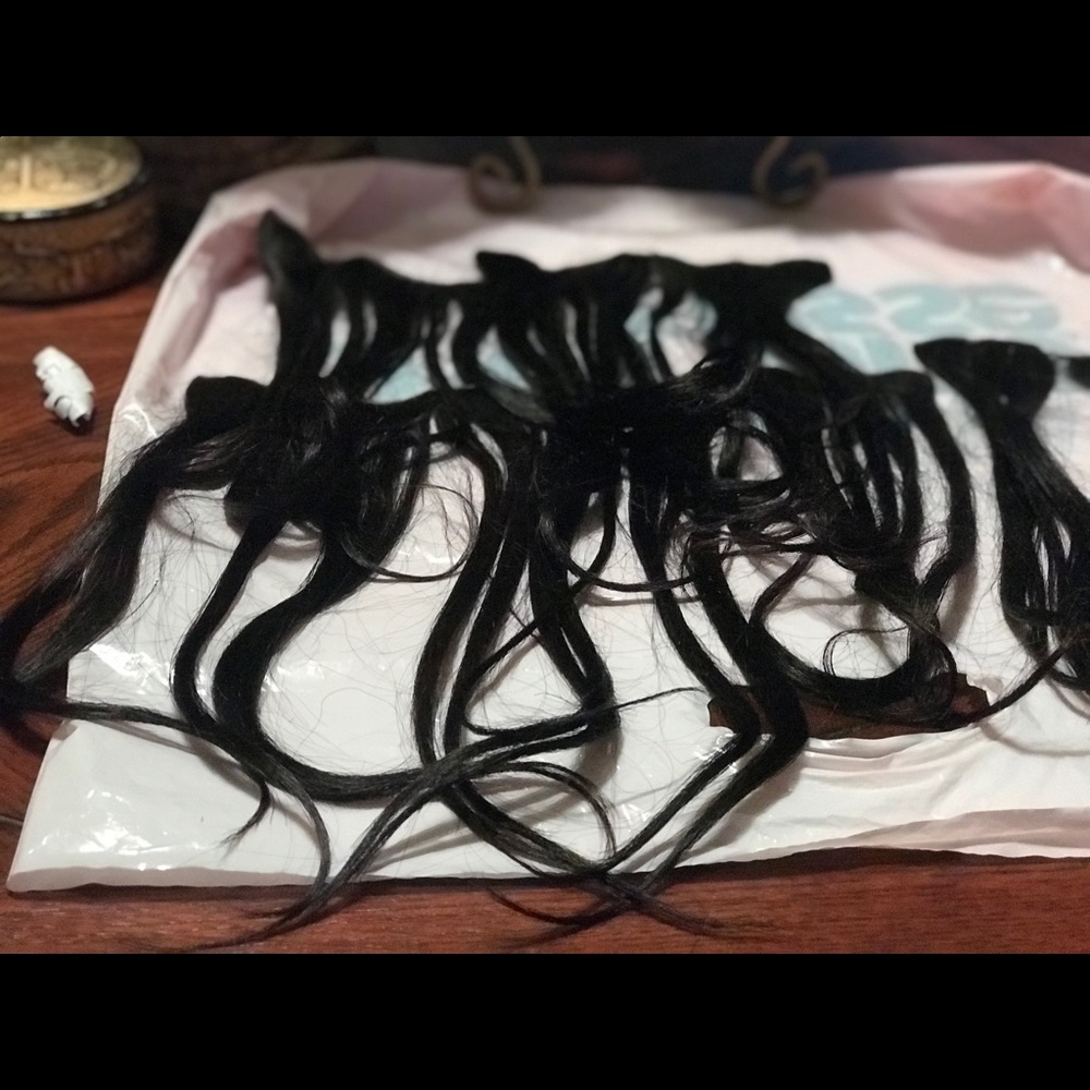 Beautiful clip hair extensions